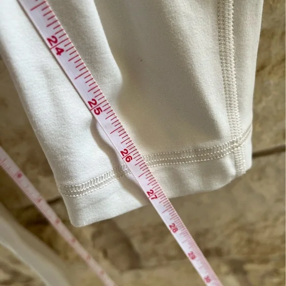 Women's Cream Leggings - Picture 2 of 6